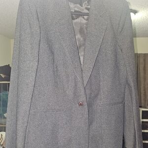 Levi Strauss & Co Classic Women’s Gray Pantsuit Blazer & Trousers Set Size 14/16